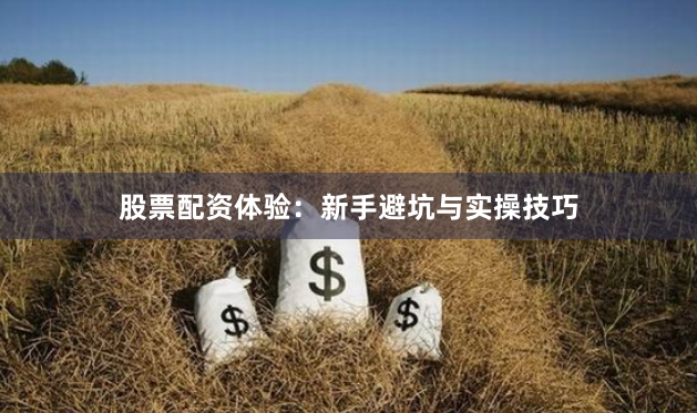 股票配资体验：新手避坑与实操技巧